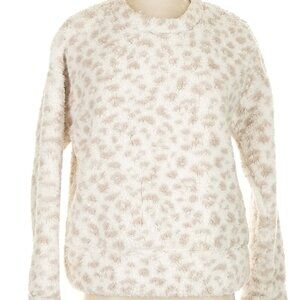 Light Leopard Print Pullover Sweater